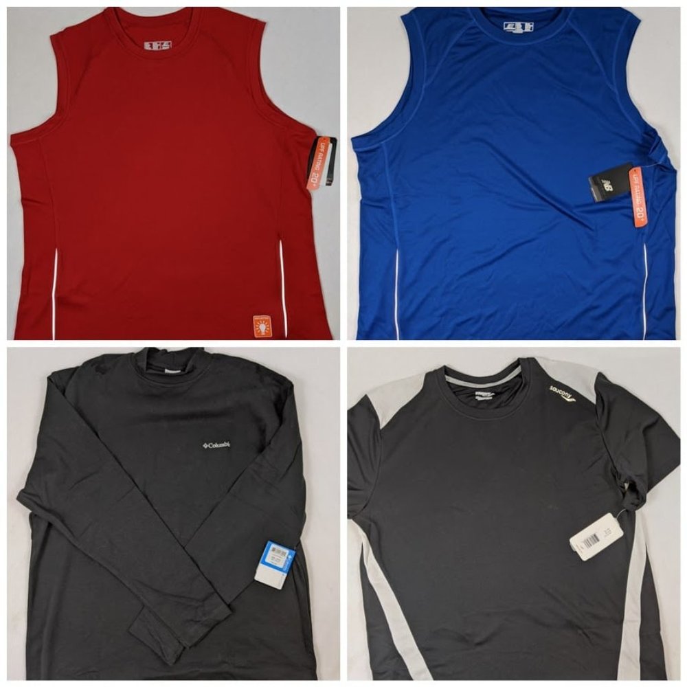 Athletic Clothes 2XL Columbia New Balance Saucony